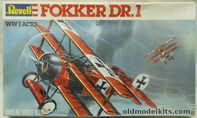 Revell 1/28 Fokker DR-1 Triplane - (DR1), 4417 plastic model kit